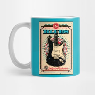 The Blues Vintage Style Guitar - TAN Mug